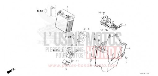 BATTERIE CMX500AS de 2025